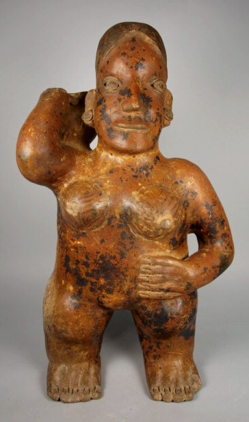 A Jalisco standing female figure